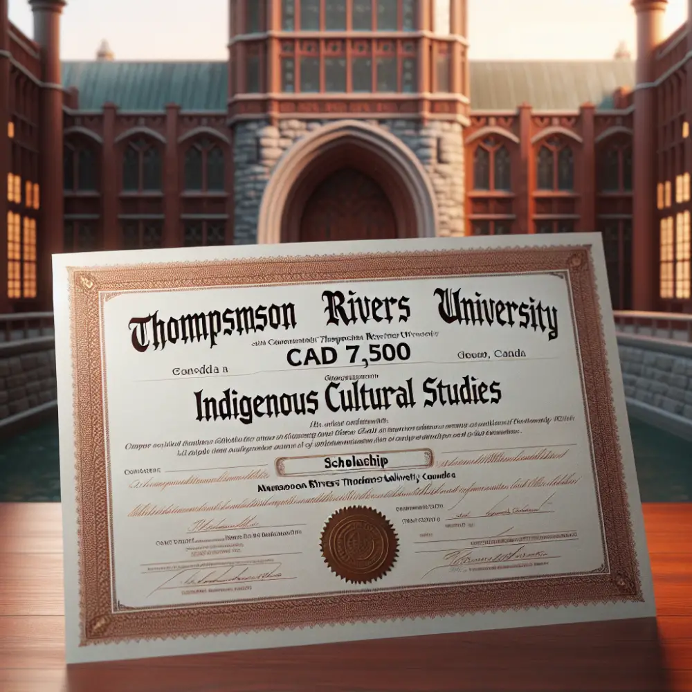 CAD 7,500 Indigenous Cultural Studies Scholarship at Thompson Rivers University, Canada, 2025