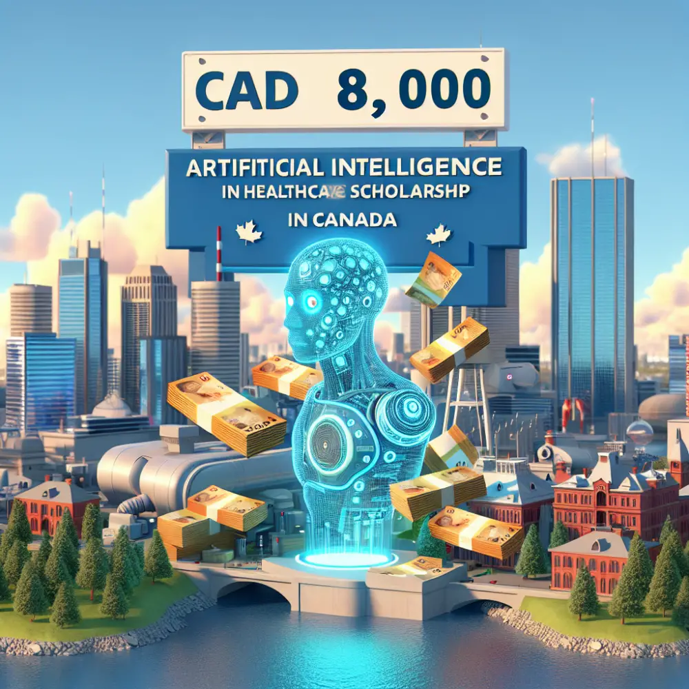 CAD 8,000 Artificial Intelligence in Healthcare Scholarship in Canada, 2025