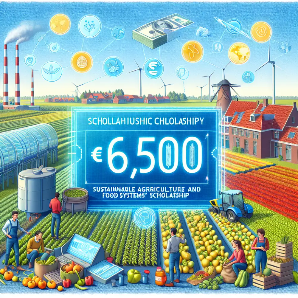 €6,500 Sustainable Agriculture and Food Systems Scholarship in Netherlands, 2025