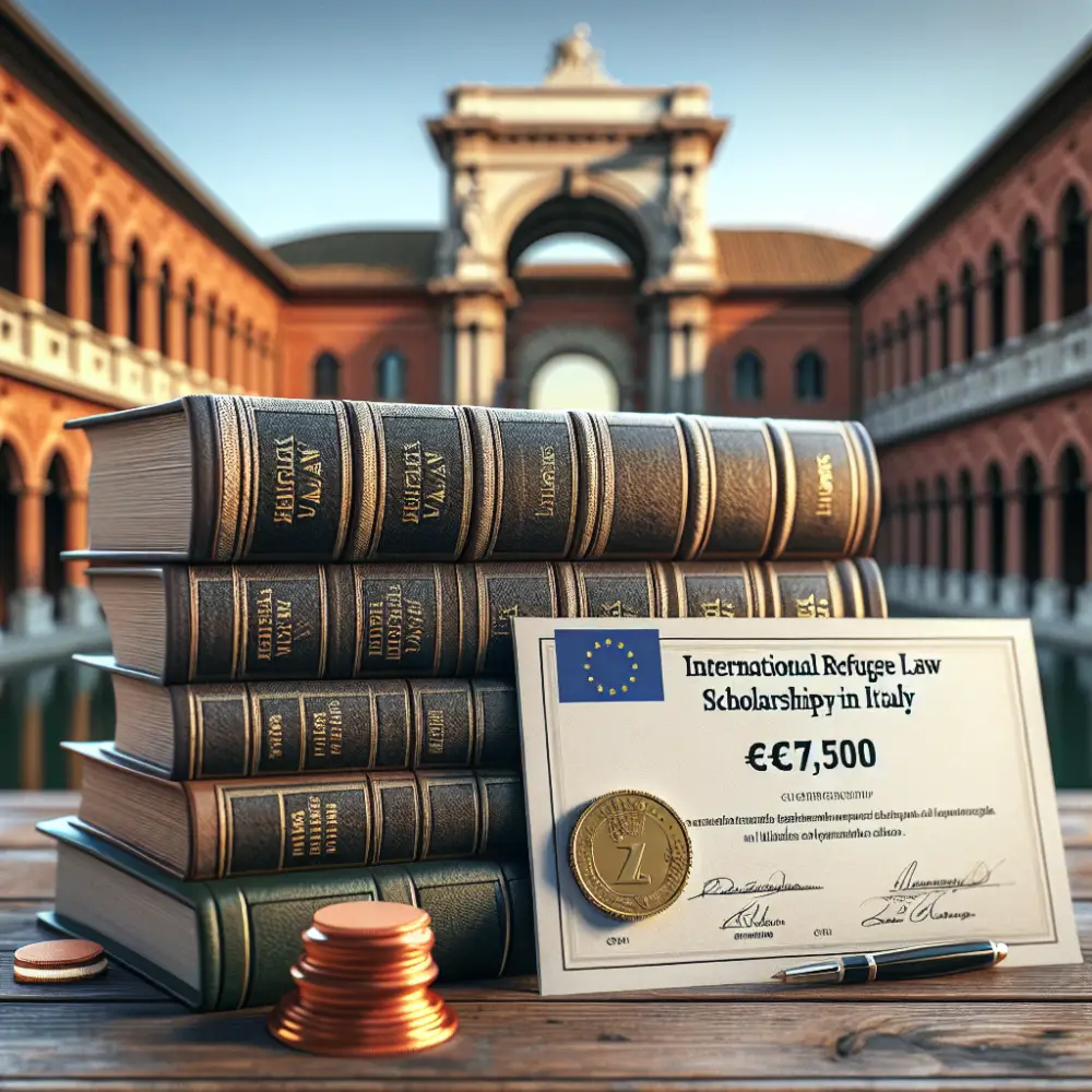 €7,500 International Refugee Law Scholarship in Italy, 2025