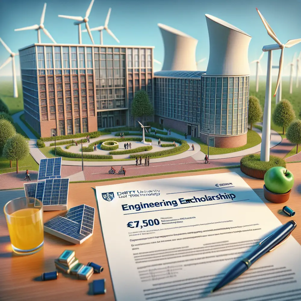 €7,500 Renewable Energy Engineering Scholarship at Delft University of Technology, Netherlands, 2025