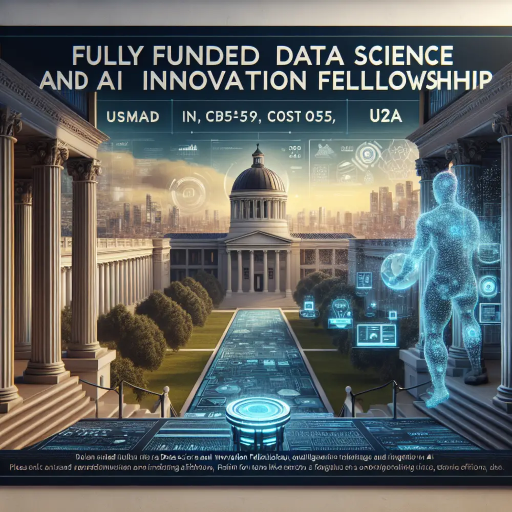 Fully Funded Data Science and AI Innovation Fellowship in USA, 2025