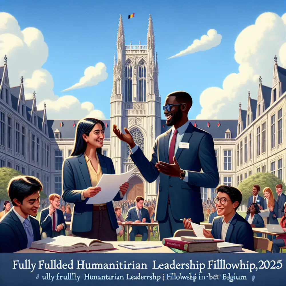 Fully Funded Humanitarian Leadership Fellowship in Belgium, 2025