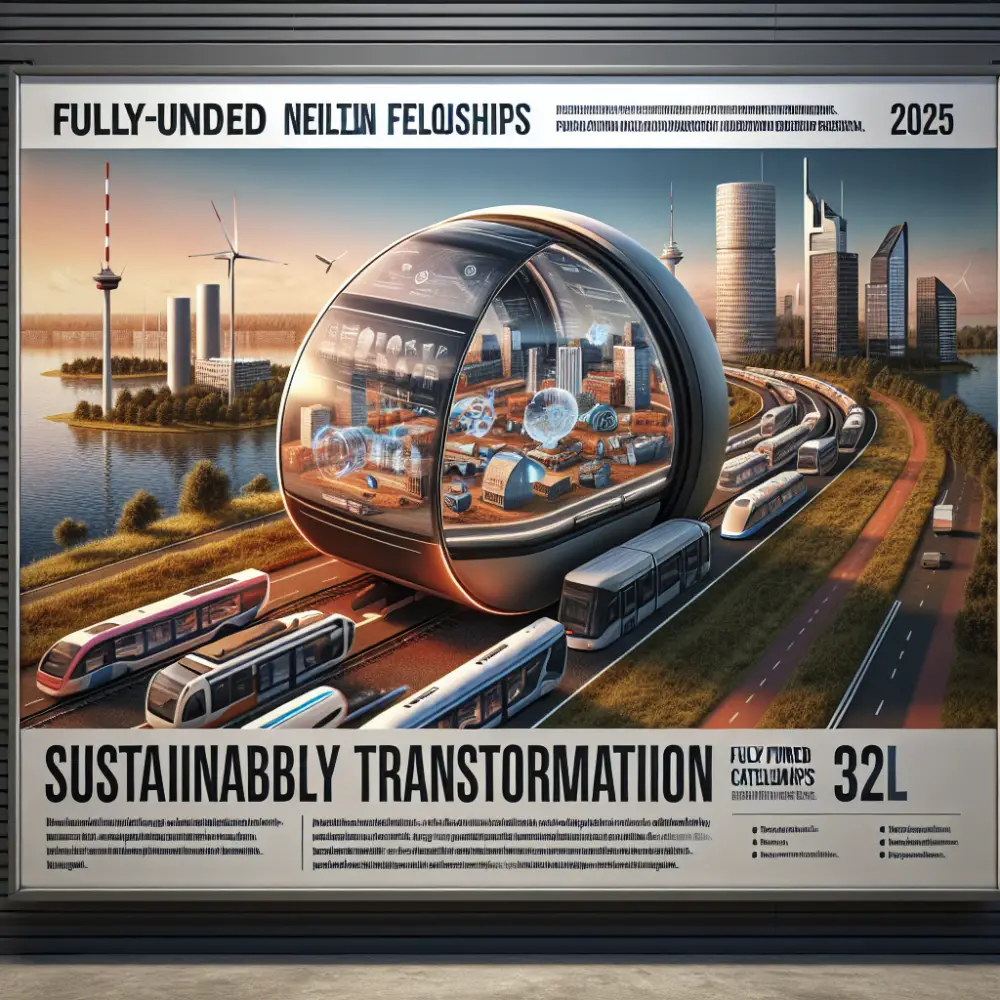 Fully Funded Sustainable Transportation and Mobility Fellowship in Netherlands, 2025