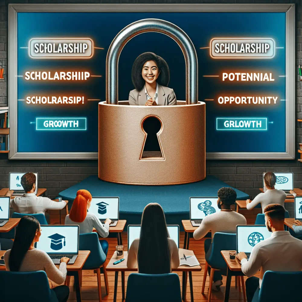 Unlocking Scholarship Potential for Online Education Students