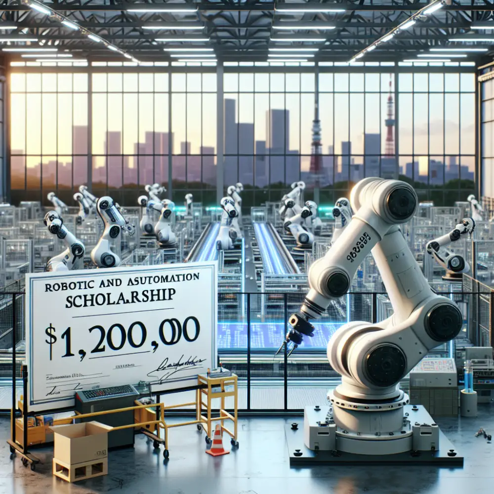 ¥1,200,000 Robotics and Automation in Manufacturing Scholarship in Japan, 2025