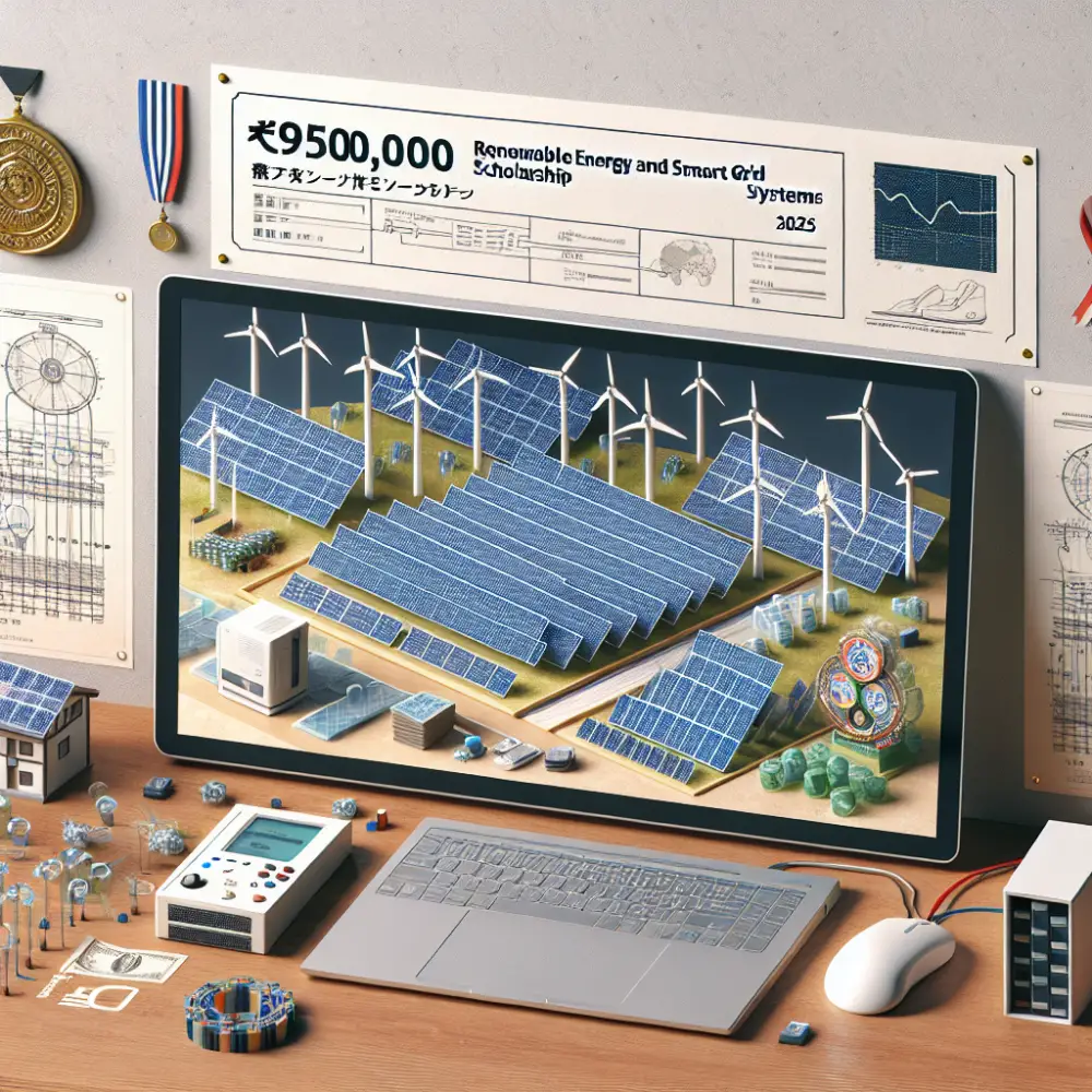 ¥950,000 Renewable Energy and Smart Grid Systems Scholarship in Japan, 2025