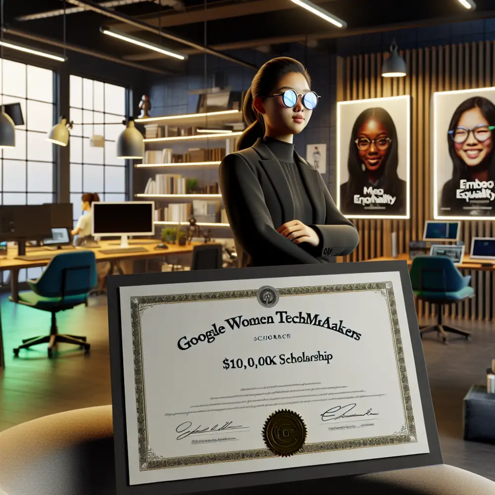 $10,000 Google Women Techmakers Scholarship in USA, 2024