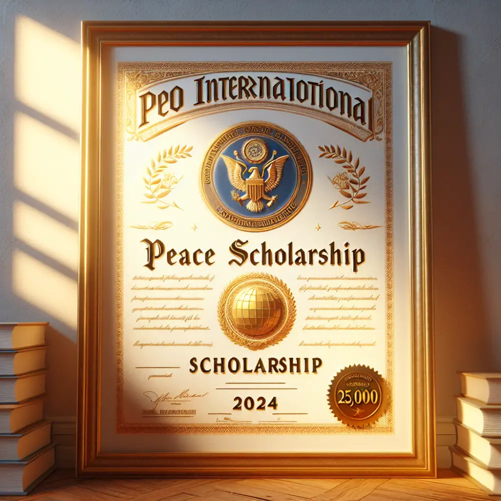 $25,000 PEO International Peace Scholarships USA 2024