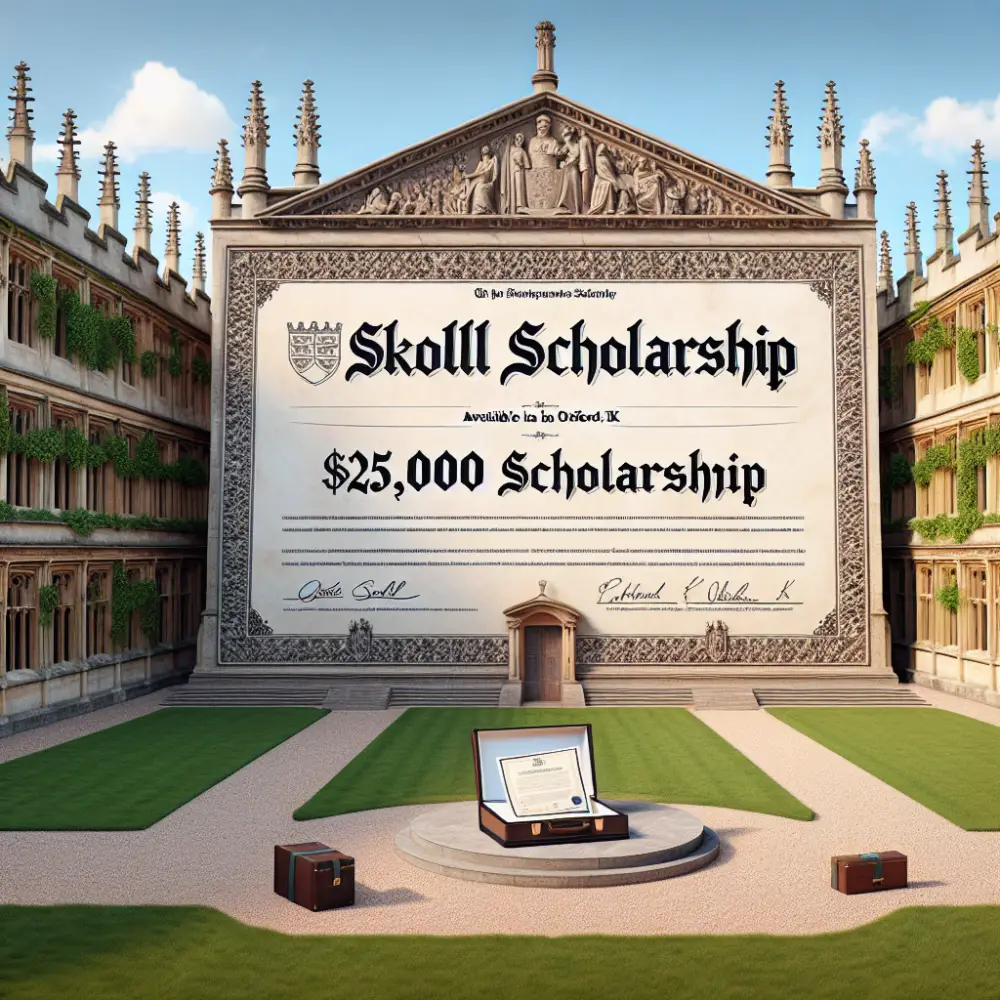 $25,000 Skoll Scholarship Oxford UK 2024