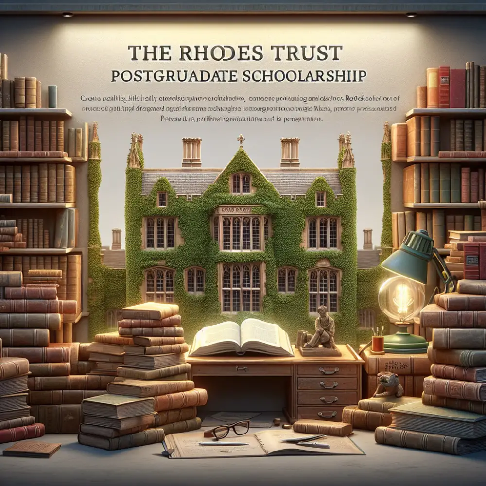 £4,000 Rhodes Trust Postgraduate Scholarship Program UK 2024