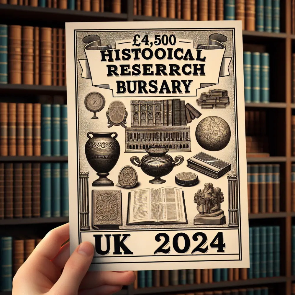 £4,500 Historical Research Bursary UK 2024