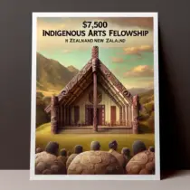 $7,500 Indigenous Arts Fellowship New Zealand 2024