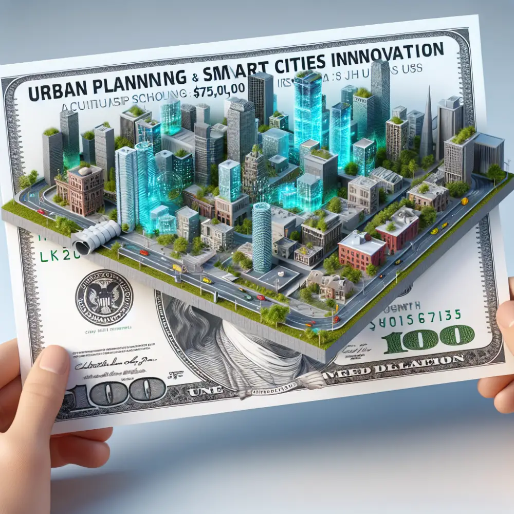 $7,500 Urban Planning and Smart Cities Innovation Scholarship in USA, 2025