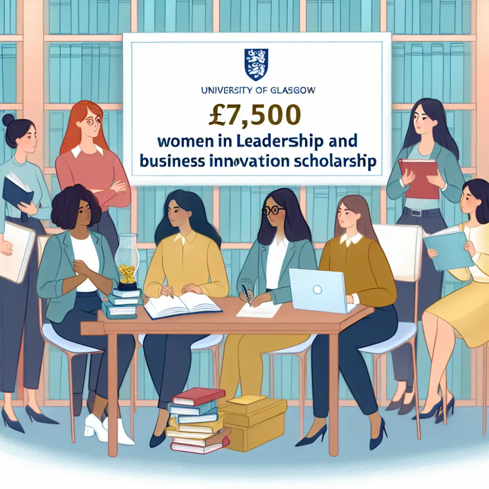 £7,500 Women in Leadership and Business Innovation Scholarship at University of Glasgow, UK, 2025