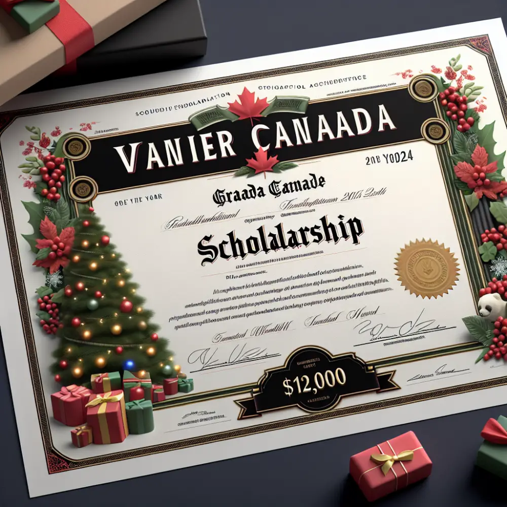 CA$12,000 Vanier Canada Graduate Scholarship Canada 2024