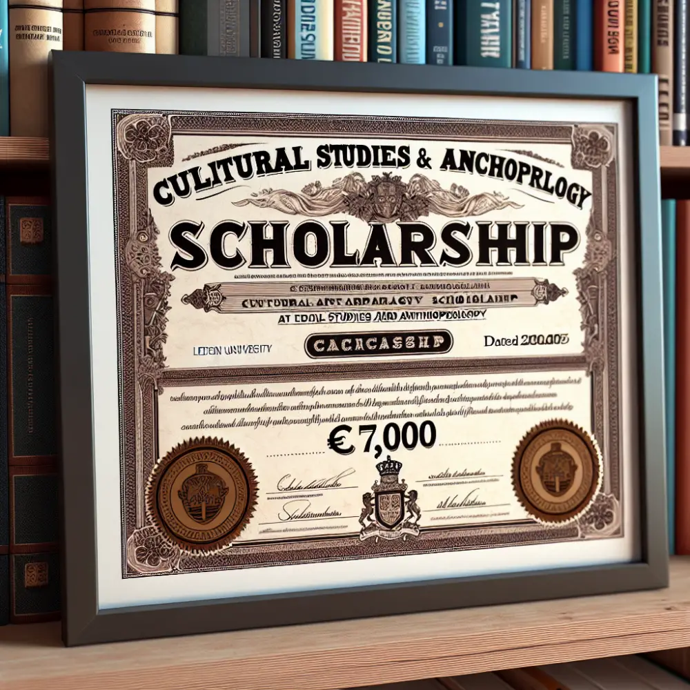 €7,000 Cultural Studies and Anthropology Scholarship at Leiden University, Netherlands, 2025