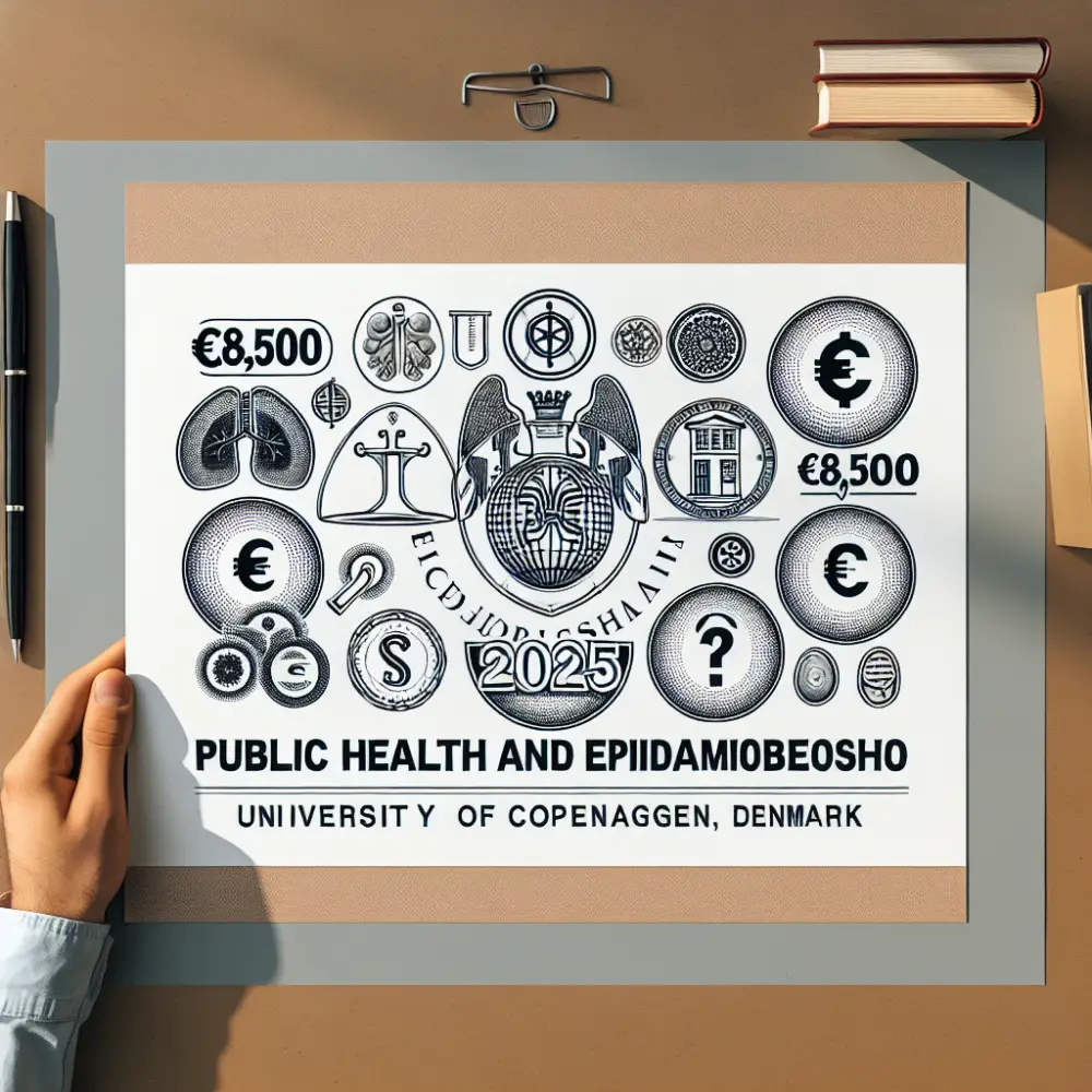 €8,500 Public Health and Epidemiology Scholarship at University of Copenhagen, Denmark, 2025