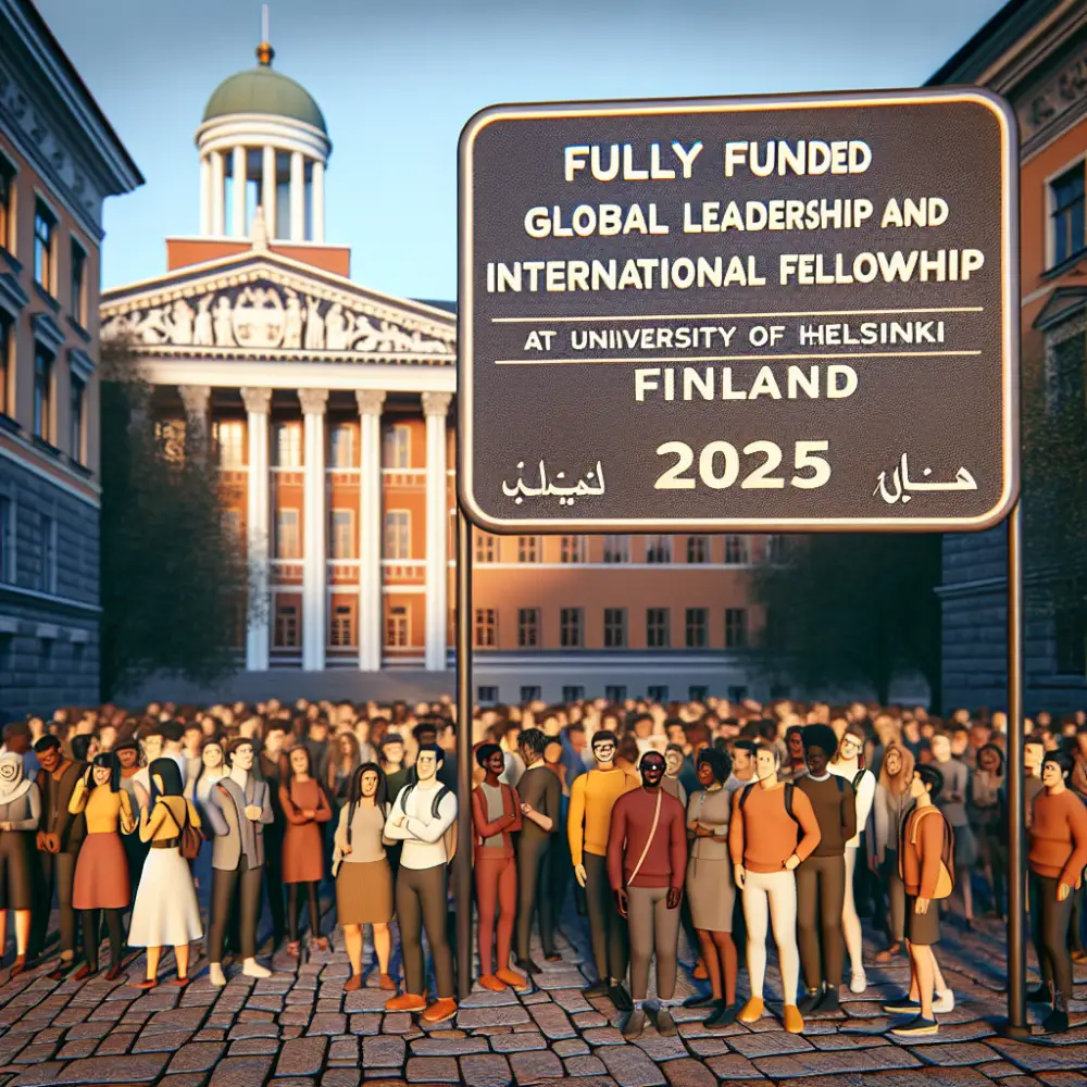 Fully Funded Global Leadership and International Relations Fellowship at University of Helsinki, Finland, 2025