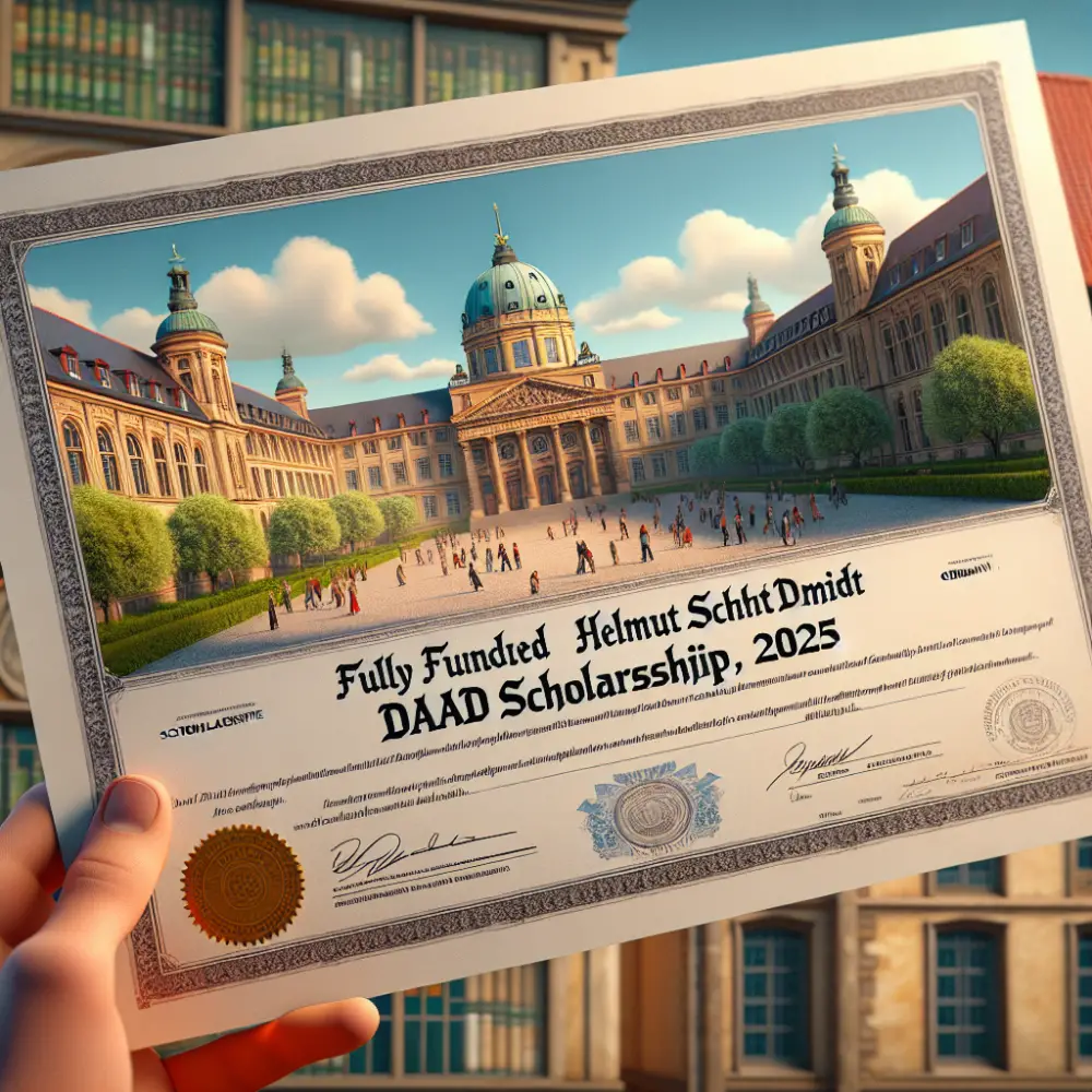 Fully Funded Helmut Schmidt DAAD Scholarship in Germany, 2025