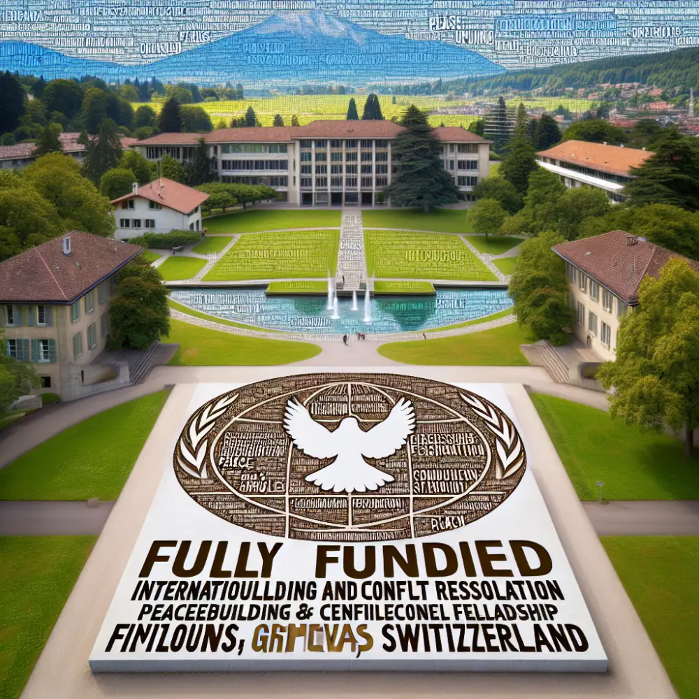 Fully Funded International Peacebuilding and Conflict Resolution Fellowship at University of Geneva, Switzerland, 2025