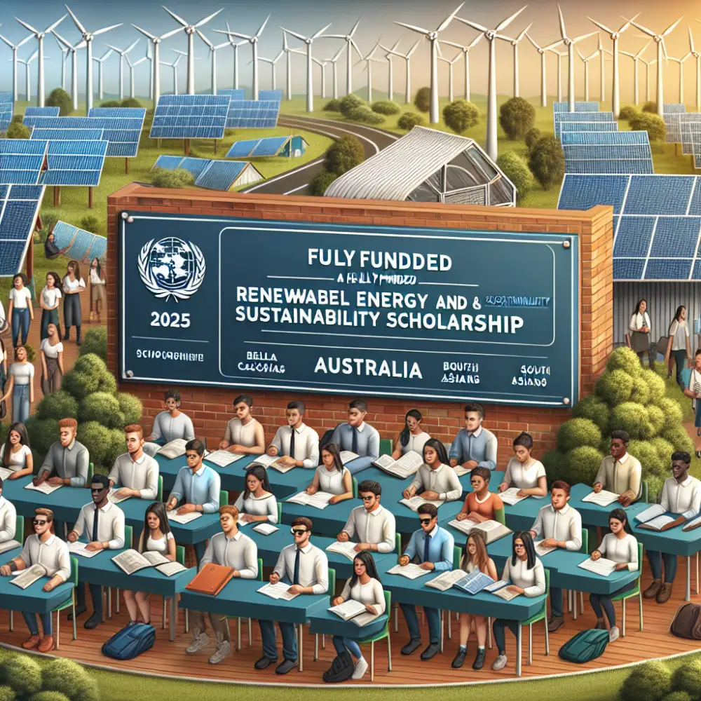 Fully Funded Renewable Energy and Sustainability Scholarship in Australia, 2025