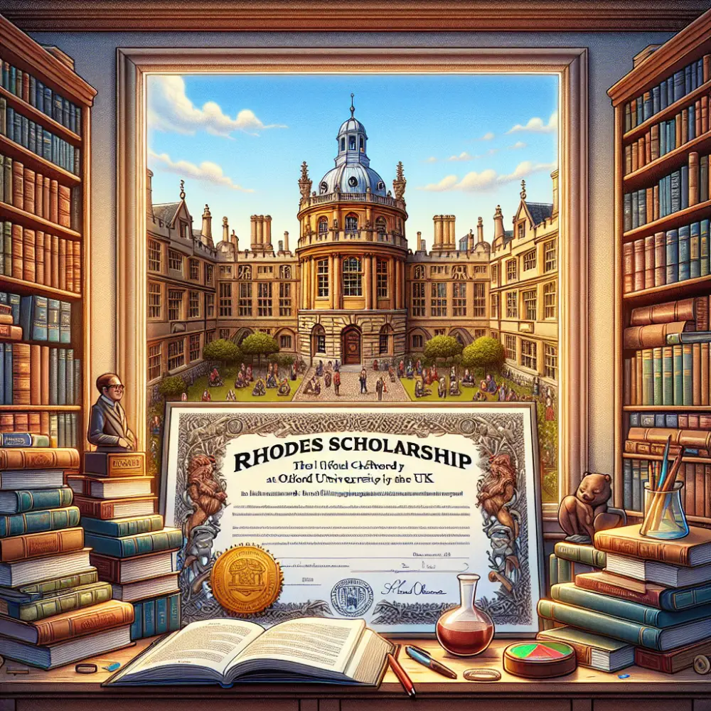 Fully Funded Rhodes Scholarship at Oxford University in UK, 2025