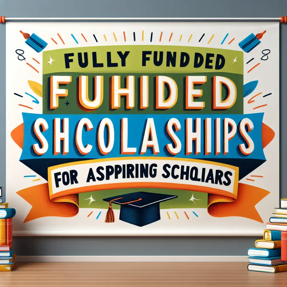 Fully Funded Scholarships for Aspiring Scholars