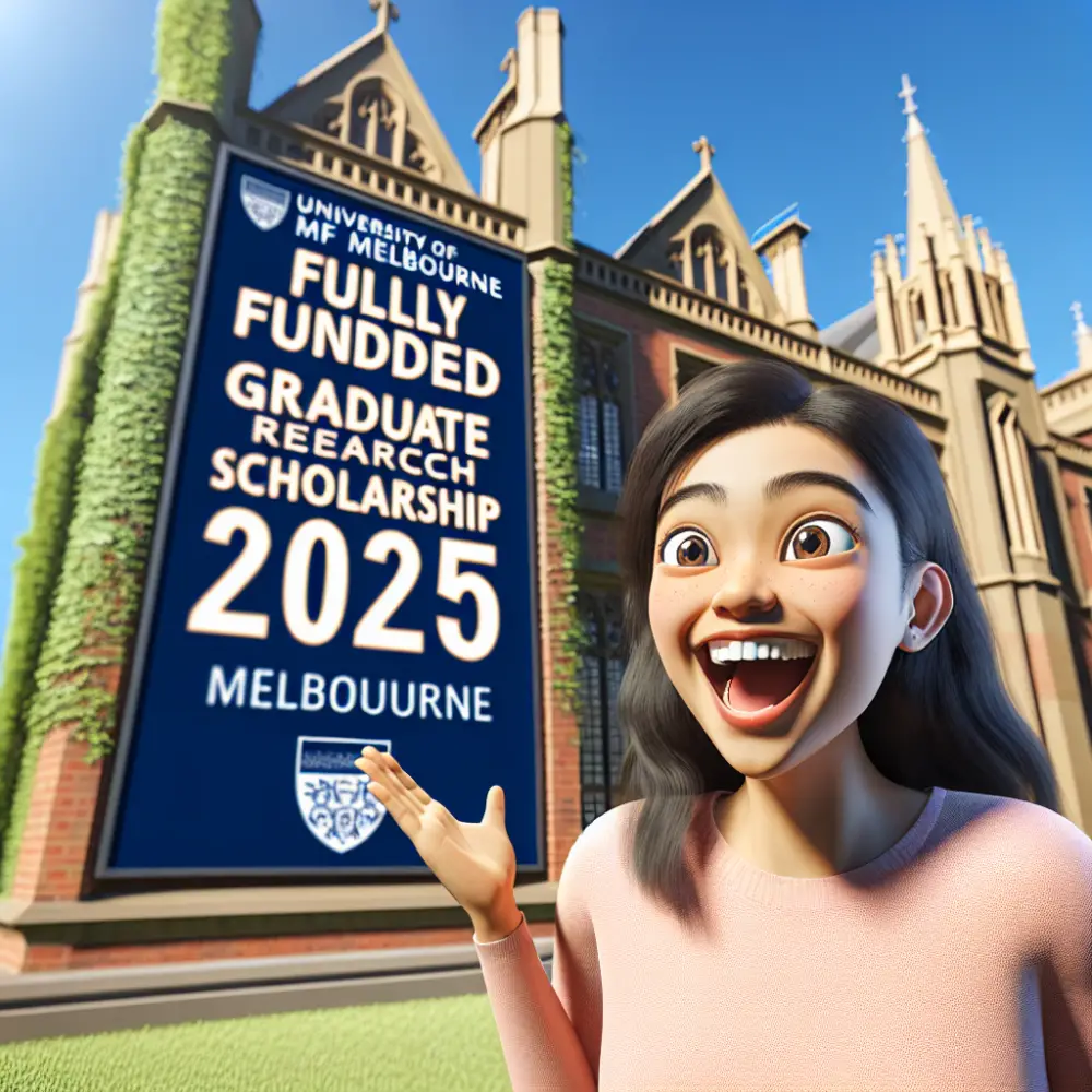 Fully Funded University of Melbourne Graduate Research Scholarship, Australia, 2025