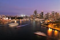 aerial view of sydney