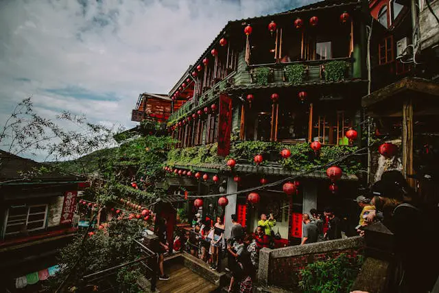 photo of people in the temple