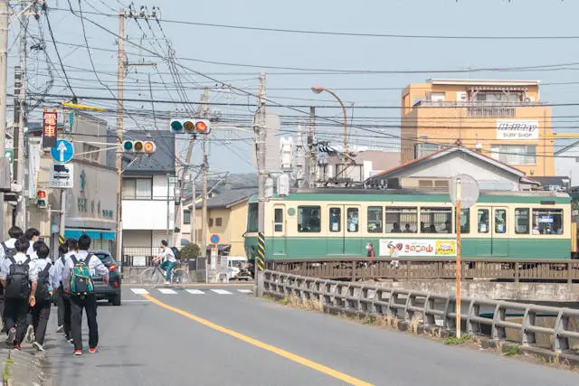 view of a street in a city