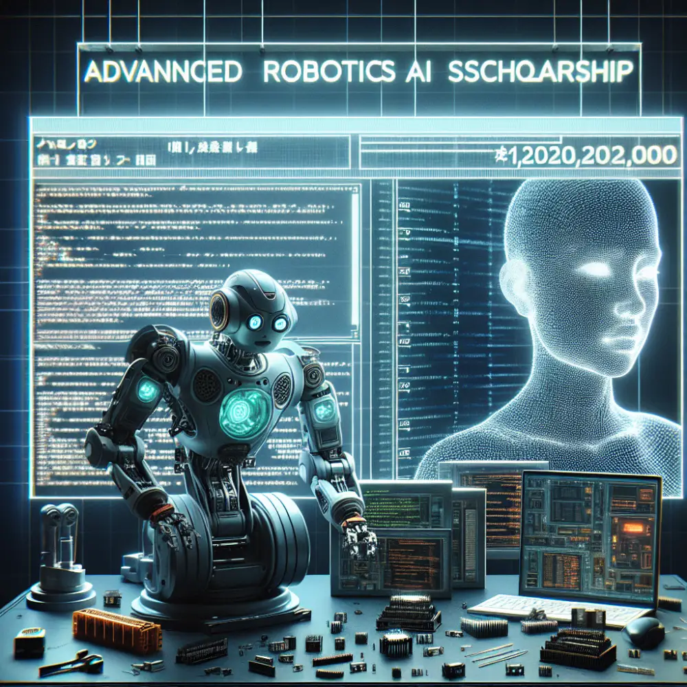 ¥1,200,000 Advanced Robotics and AI Scholarship in Japan, 2025