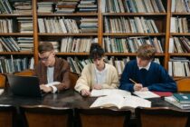 Students Sitting at the Table