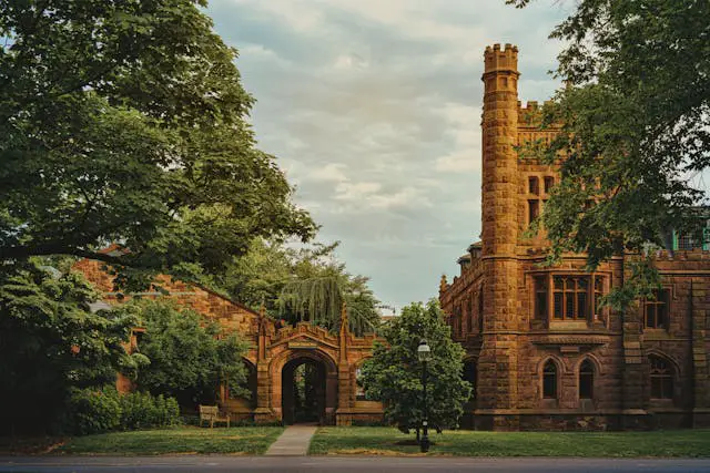 east pyne hall of the princeton university new jersey usa