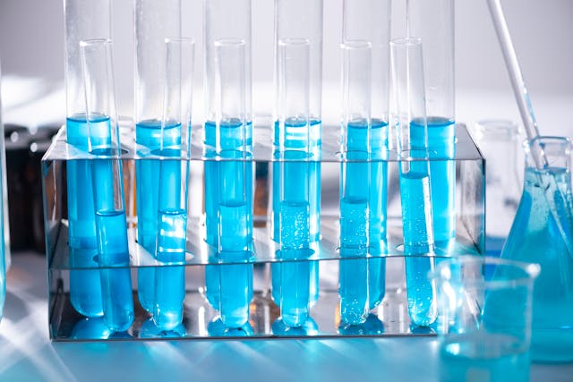 laboratory test tubes