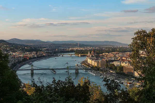 river budapest hungary architecture