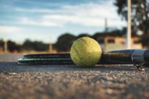 tennis ball paddle sport exercise