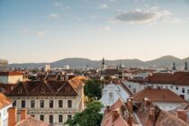 austria graz city buildings skyline