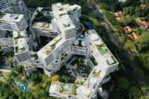 birds eye view photography of white concrete building