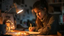 Free Late Night Studying Image | Download at StockCake