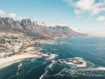 aerial view photography of seashore