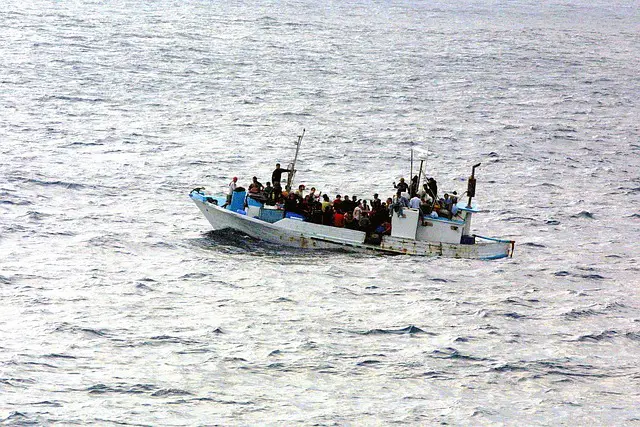 boat water refugee escape asylum