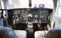 cockpit airplane jet aviation