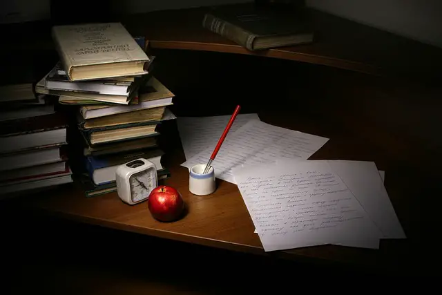 still life with inkwell letter