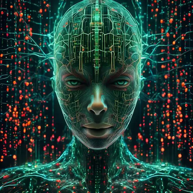 digital art ai art cyber technology