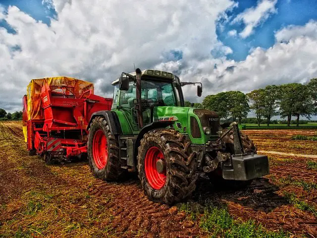 tractor rural farm countryside