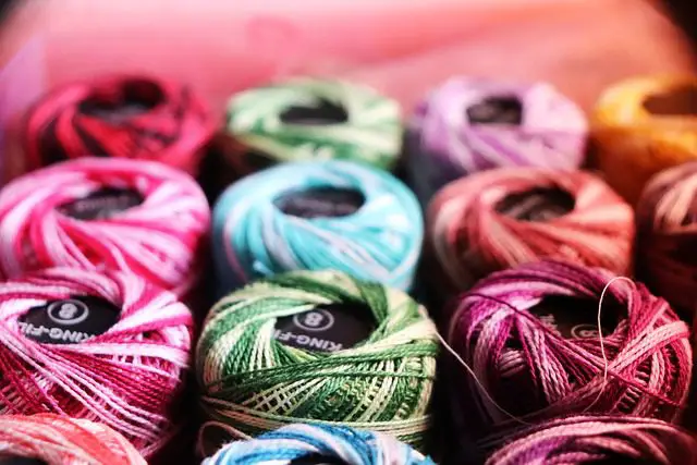 thread colorful sewing yarn